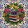 Academic Achievers Tiffany Style Stained Glass Books Graduation Cap Emerald Ruby Gold Floral Mosaic Stained Glass Suncatcher - 7