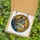 Nature Lovers' Tiffany Style Stained Glass Wolf Head Golden Orange Blue Cosmic Art Stained Glass Suncatcher - 5