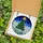 Holiday Lovers' Vibrant Tiffany Stained Glass Emerald Green Christmas Tree Multi-Color Lights Deep Blue Sky Stained Glass Suncatcher - 92zLSav31N