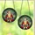 Holiday Art Lover's Tiffany Stained Glass Meditative Santa Golden Snowflake Radiant Geometric Mosaic Stained Glass Suncatcher - 4