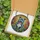 Pitbull Lovers' Dynamic Blue-Nose Pitbull Stained Glass Floral Sunburst Mosaic Stained Glass Suncatcher - GOKKHwxlNY