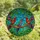 Nature Enthusiasts' Tiffany Stained Glass Hummingbirds Jewel Tone Emerald Sapphire Ruby Mosaic Art Stained Glass Suncatcher - 4