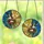 Nature Lovers' Glowing Tiffany Stained Glass Swallow Nest Golden Blue Mosaic Art Stained Glass Suncatcher - sC3W-ukcJd