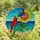 Patriotic Nature Lovers' Tiffany-Style Stained Glass Red Cardinal Patriotic Sunflower Coastal Mosaic Art Stained Glass Suncatcher - NcfLfewjQ1