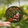 Christmas Decor Lovers Intricate Jewel-Toned Tiffany Stained Glass Sleeping Santa Emerald Armchair Christmas Tree Mosaic Pattern Stained Glass Suncatcher - 2