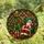 Christmas Decor Lovers Intricate Jewel-Toned Tiffany Stained Glass Sleeping Santa Emerald Armchair Christmas Tree Mosaic Pattern Stained Glass Suncatcher - 4