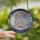 Art Lovers' Intricate Stained Glass Crescent Moon Cherry Blossom Celestial Mosaic Design Iridescent Pink Blue Stained Glass Suncatcher - 2