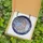 Art Lovers' Intricate Stained Glass Crescent Moon Cherry Blossom Celestial Mosaic Design Iridescent Pink Blue Stained Glass Suncatcher - 5