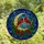 Nature Lovers' Jewel Tone Stained Glass Cardinals Winter Celestial Mosaic Stained Glass Suncatcher - 1hyqttgIka