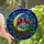 Nature Lovers' Jewel Tone Stained Glass Cardinals Winter Celestial Mosaic Stained Glass Suncatcher - 89afMbCnPo