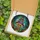 Fantasy Art Lovers' Whimsical Tiffany Style Stained Glass Mushroom Castle Jewel Tone Forest Stained Glass Suncatcher - 5