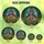 Fantasy Art Lovers' Whimsical Tiffany Style Stained Glass Mushroom Castle Jewel Tone Forest Stained Glass Suncatcher - 6