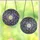 Art Lovers' Tiffany Stained Glass Botanical Wreath Deep Purple Lavender Teal-Blue Silver-Grey Mosaic Stained Glass Suncatcher - 3