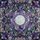 Art Lovers' Tiffany Stained Glass Botanical Wreath Deep Purple Lavender Teal-Blue Silver-Grey Mosaic Stained Glass Suncatcher - 7
