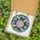 Holiday Enthusiasts' Jewel-Toned Stained Glass Christmas Ornament Design with Pink Starburst, Holly, Berries, Swirling Ice Mosaic Stained Glass Suncatcher - 5