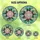 Holiday Enthusiasts' Jewel-Toned Stained Glass Christmas Ornament Design with Pink Starburst, Holly, Berries, Swirling Ice Mosaic Stained Glass Suncatcher - 6