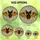Fantasy Art Lovers' Cute Bat Translucent Stained Glass Tiffany Style Orange Yellow Mosaic Stained Glass Suncatcher - 6