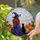 Fantasy Art Lovers' Intricate Tiffany Stained Glass Witch & Black Cat Autumn Mosaic Jewel Tones Stained Glass Suncatcher - 2