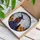 Fantasy Art Lovers' Intricate Tiffany Stained Glass Witch & Black Cat Autumn Mosaic Jewel Tones Stained Glass Suncatcher - 3