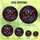 Fantasy Art Lovers' Whimsical Glowing Bat Stained Glass Jewel Tone Twilight Mosaic Stained Glass Suncatcher - 6