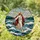 Spiritual Art Enthusiasts Tiffany Style Jesus Christ Ocean Walk Jewel Tone Intricate Seascape Stained Glass Suncatcher - 1