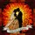 Wedding Celebration Tiffany Stained Glass Bridal Couple Embrace Fiery Orange Red Mosaic Stained Glass Suncatcher - 5