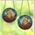 Cat Lovers' Whimsical Stained Glass Orange Tabby Cat Santa Hat Poinsettia Night Sky Mosaic Pattern Stained Glass Suncatcher - 4