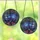 Gaming Enthusiasts' Tiffany Stained Glass Isometric Gaming Setup Vibrant Purple Blue Teal Christmas Scene Stained Glass Suncatcher - ZWi-XHOyTD