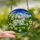 Nature Lovers' Tiffany Stained Glass Fluffy White Lamb Golden Daffodil Green Meadow Mosaic Sky Stained Glass Suncatcher - 2