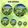 Nature Lovers' Tiffany Stained Glass Fluffy White Lamb Golden Daffodil Green Meadow Mosaic Sky Stained Glass Suncatcher - 6
