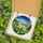 Nature Lovers' Tiffany Stained Glass Fluffy White Lamb Golden Daffodil Green Meadow Mosaic Sky Stained Glass Suncatcher - 5