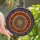 Art Lovers' Vibrant Jewel Tone Tiffany Glass Intricate Spiral Mosaic Tessellated Pattern Stained Glass Suncatcher - 1