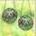 Nature Lovers' Jewel Tone Stained Glass Songbirds Ruby Blue Emerald Yellow Floral Mosaic Stained Glass Suncatcher - 2IORClbJED