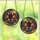 Halloween Enthusiasts' Intricate Stained Glass Black Bat Orange Wing Jack-o'-Lantern Full Moon Mosaic Stained Glass Suncatcher - 3