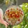 Nature Lovers' Glowing Stained Glass Autumn Maple Leaves Amber Floral Vase Mosaic Stained Glass Suncatcher - VxS7dfzduv