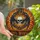 Gothic Art Lovers' Glowing Amber Blue Tiffany Stained Glass Skull Bat Dragon Bookshelf Mosaic Stained Glass Suncatcher - -W5wgMc9hL