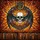 Gothic Art Lovers' Glowing Amber Blue Tiffany Stained Glass Skull Bat Dragon Bookshelf Mosaic Stained Glass Suncatcher - 7