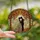 Couples' Stained Glass Bridal Embrace Autumn Forest Canopy Jewel Tones Warm Glow Mosaic Stained Glass Suncatcher - 2