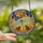 Nature Lovers' Radiant Stained Glass Insect Jewel Tone Floral Mosaic Art Stained Glass Suncatcher - 2
