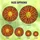 Art Lovers' Tiffany Stained Glass Serene Sun Face Radiant Golden Orange Celestial Mosaic Stained Glass Suncatcher - 6