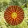 Art Lovers' Tiffany Stained Glass Serene Sun Face Radiant Golden Orange Celestial Mosaic Stained Glass Suncatcher - 4