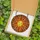 Art Lovers' Tiffany Stained Glass Serene Sun Face Radiant Golden Orange Celestial Mosaic Stained Glass Suncatcher - 5