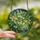 Nature Lovers' Tiffany Style Stained Glass Ginkgo Leaves Dappled Forest Mosaic Vibrant Green Yellow Stained Glass Suncatcher - FKtsMyYnZo