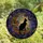 Cat & Book Lovers' Tiffany Stained Glass Black Cat Moon Books Cosmic Amber Emerald Sapphire Stained Glass Suncatcher - 4