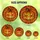 Halloween Enthusiasts' Intricate Jack-o'-Lantern Stained Glass Art in Glowing Orange, Yellow, Amber-Red Stained Glass Suncatcher - 6
