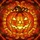 Halloween Enthusiasts' Intricate Jack-o'-Lantern Stained Glass Art in Glowing Orange, Yellow, Amber-Red Stained Glass Suncatcher - 7