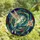 Nature Lovers' Tiffany Stained Glass Hummingbird Iridescent Pearlescent Rose Pink Mosaic Art Stained Glass Suncatcher - 4