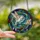 Nature Lovers' Tiffany Stained Glass Hummingbird Iridescent Pearlescent Rose Pink Mosaic Art Stained Glass Suncatcher - 2
