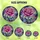 Art Lovers' Tiffany Style Stained Glass Rose Cosmic Nebula Jewel Tone Floral Pattern Stained Glass Suncatcher - 6