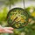 Nature Lovers' Intricate Jewel Tone Stained Glass Songbird, Vibrant Yellow Flowers, Emerald Foliage Mosaic Stained Glass Suncatcher - 2